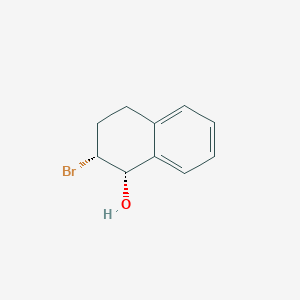 molecular formula C10H11BrO B3264874 (1S,2R)-2-Bromo-1,2,3,4-tetrahydro-naphthalen-1-OL CAS No. 39834-40-7