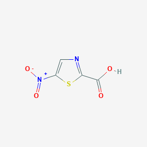 molecular formula C4H2N2O4S B3264899 5-Nitrothiazole-2-carboxylic acid CAS No. 39920-61-1