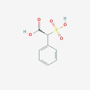 molecular formula C8H8O5S B3264906 (2R)-2-phenyl-2-sulfoacetic acid CAS No. 39925-38-7