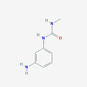 molecular formula C8H11N3O B3264917 1-(3-Aminophenyl)-3-methylurea CAS No. 39938-80-2