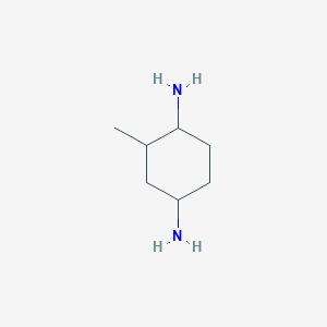 molecular formula C7H16N2 B3264946 2-Methylcyclohexane-1,4-diamine CAS No. 40015-81-4