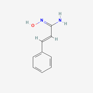 molecular formula C9H10N2O B3264953 (E)-N'-hydroxy-3-phenylprop-2-enimidamide CAS No. 40019-47-4