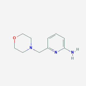 molecular formula C10H15N3O B3264982 6-(Morpholin-4-ylmethyl)pyridin-2-amine CAS No. 400775-22-6