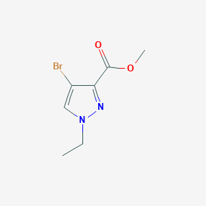 molecular formula C7H9BrN2O2 B3265005 methyl 4-bromo-1-ethyl-1H-pyrazole-3-carboxylate CAS No. 400877-58-9