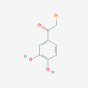 molecular formula C8H7BrO3 B3265018 2-Bromo-1-(3,4-dihydroxyphenyl)ethanone CAS No. 40131-99-5