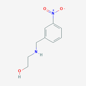 molecular formula C9H12N2O3 B3265074 2-(3-Nitro-benzylamino)-ethanol CAS No. 40172-07-4