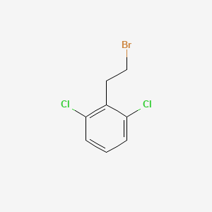 molecular formula C8H7BrCl2 B3265082 2-(2-Bromoethyl)-1,3-dichlorobenzene CAS No. 40173-94-2