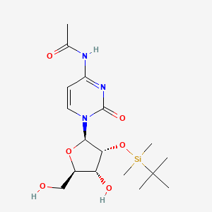 N-[1-[(2R,3R,4R,5R)-3-[tert-butyl(dimethyl)silyl]oxy-4-hydroxy-5-(hydroxymethyl)oxolan-2-yl]-2-oxopyrimidin-4-yl]acetamide