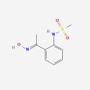 N-{2-[1-(hydroxyimino)ethyl]phenyl}methanesulfonamide