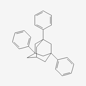 molecular formula C28H28 B3265110 1,3,5-Triphenyladamantane CAS No. 40189-22-8