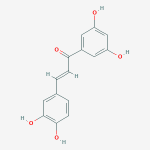 molecular formula C15H12O5 B326512 3-(3,4-Dihydroxyphenyl)-1-(3,5-dihydroxyphenyl)prop-2-en-1-one 
