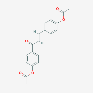 4-{3-[4-(Acetyloxy)phenyl]acryloyl}phenyl acetate