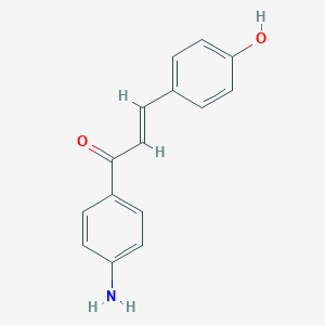 molecular formula C15H13NO2 B326515 1-(4-Aminophenyl)-3-(4-hydroxyphenyl)prop-2-en-1-one 