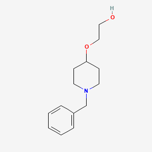 B3265152 2-(1-Benzyl-piperidin-4-yloxy)-ethanol CAS No. 40256-25-5