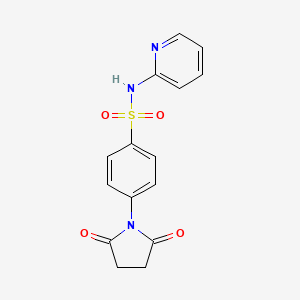 1-{4-[(2-Pyridylamino)sulfonyl]phenyl}azolidine-2,5-dione