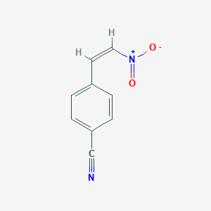 molecular formula C9H6N2O2 B326516 4-{2-Nitrovinyl}benzonitrile 