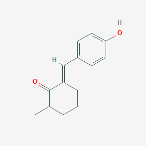 molecular formula C14H16O2 B326518 2-(4-Hydroxybenzylidene)-6-methylcyclohexanone 