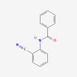 molecular formula C14H10N2O B3265202 N-(2-cyanophenyl)benzamide CAS No. 40288-69-5