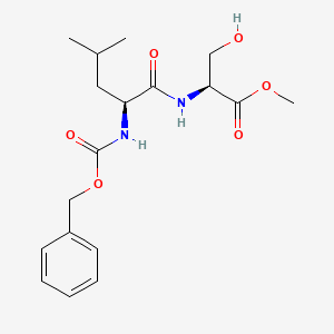 molecular formula C18H26N2O6 B3265213 Z-Leu-ser-ome CAS No. 40290-56-0