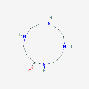 molecular formula C9H20N4O B3265239 1,4,8,11-Tetraazacyclotridecane-5-one CAS No. 402955-04-8