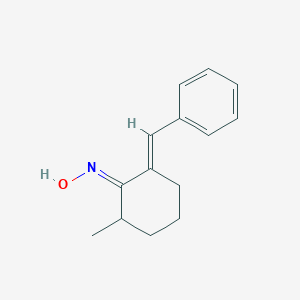 molecular formula C14H17NO B326528 2-Benzylidene-6-methylcyclohexanone oxime 