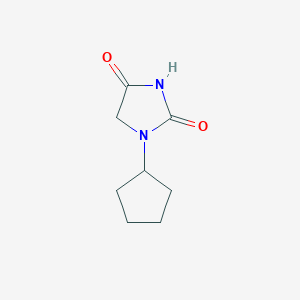 molecular formula C8H12N2O2 B3265280 1-Cyclopentylimidazolidine-2,4-dione CAS No. 403655-89-0