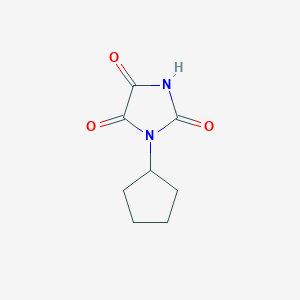 1-Cyclopentylimidazolidine-2,4,5-trione
