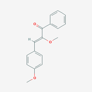 molecular formula C17H16O3 B326535 2-Methoxy-3-(4-methoxyphenyl)-1-phenyl-2-propen-1-one 