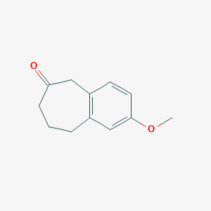 molecular formula C12H14O2 B3265365 2-Methoxy-8,9-dihydro-5H-benzo[7]annulen-6(7H)-one CAS No. 40463-28-3