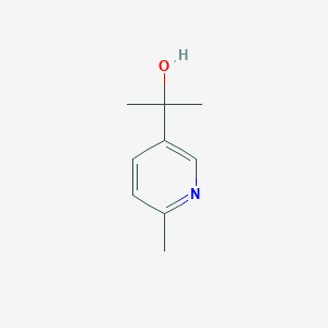 molecular formula C9H13NO B3265373 2-(6-Methylpyridin-3-yl)propan-2-ol CAS No. 40472-90-0
