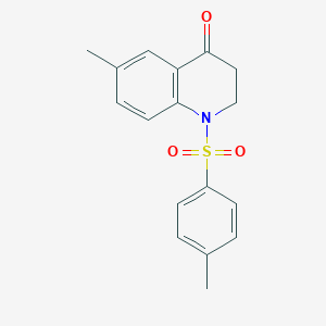 molecular formula C17H17NO3S B326540 6-methyl-1-[(4-methylphenyl)sulfonyl]-2,3-dihydro-4(1H)-quinolinone 