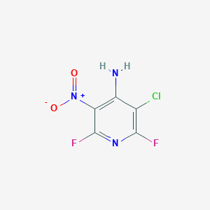 molecular formula C5H2ClF2N3O2 B3265455 3-Chloro-2,6-difluoro-5-nitropyridin-4-amine CAS No. 405230-89-9