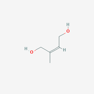 molecular formula C5H10O2 B3265487 (2Z)-2-methylbut-2-ene-1,4-diol CAS No. 40560-13-2
