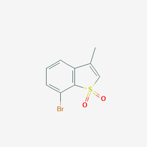 molecular formula C9H7BrO2S B326551 7-Bromo-3-methyl-1-benzothiophene 1,1-dioxide 
