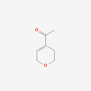 molecular formula C7H10O2 B3265510 1-(3,6-Dihydro-2H-pyran-4-yl)ethan-1-one CAS No. 405910-68-1