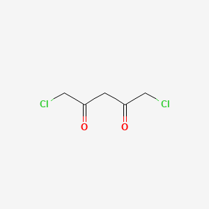 molecular formula C5H6Cl2O2 B3265534 1,5-二氯戊烷-2,4-二酮 CAS No. 40630-12-4