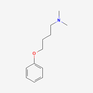 molecular formula C12H19NO B3265564 N,N-Dimethyl-4-phenoxybutan-1-amine CAS No. 40668-79-9