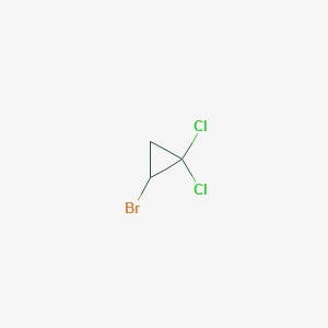 molecular formula C3H3BrCl2 B3265607 2-Bromo-1,1-dichlorocyclopropane CAS No. 40745-72-0