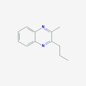 molecular formula C12H14N2 B3265636 2-甲基-3-丙基喹喔啉 CAS No. 40790-42-9