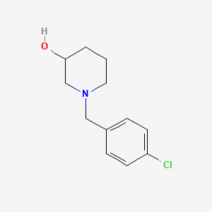 molecular formula C12H16ClNO B3265655 1-(4-Chlorobenzyl)piperidin-3-ol CAS No. 408312-64-1