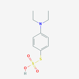 molecular formula C10H15NO3S2 B326569 1-(Diethylamino)-4-sulfosulfanylbenzene 