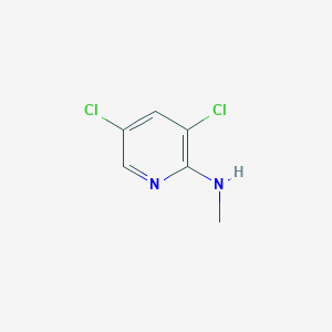 molecular formula C6H6Cl2N2 B3265721 3,5-dichloro-N-methylpyridin-2-amine CAS No. 4088-62-4