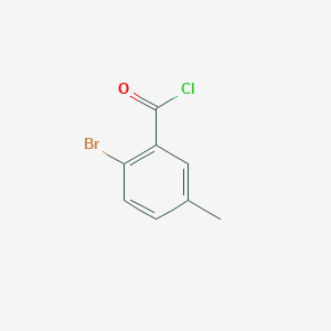 molecular formula C8H6BrClO B3265731 2-Bromo-5-methylbenzoyl chloride CAS No. 409110-31-2