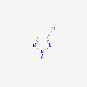 molecular formula C2H2ClN3 B3265747 4-氯-1H-1,2,3-三唑 CAS No. 40964-55-4
