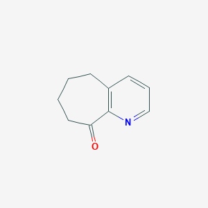 molecular formula C10H11NO B3265795 5,6,7,8-四氢环庚[b]吡啶-9-酮 CAS No. 41043-13-4