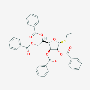 molecular formula C36H32O9S B326583 ethyl 2,3,5,6-tetra-O-benzoyl-1-thiohexofuranoside 