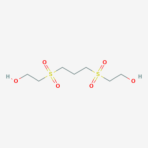 molecular formula C7H16O6S2 B3265838 Ethanol, 2,2'-[1,3-propanediylbis(sulfonyl)]bis- CAS No. 41123-71-1