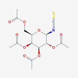 molecular formula C15H19NO9S B3265842 2,3,4,6-Tetra-O-acetyl-b-D-galactopyranosyl isothiocyanate CAS No. 41135-18-6