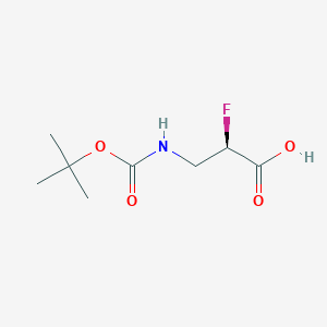 (R)-3-((tert-butoxycarbonyl)amino)-2-fluoropropanoic acid