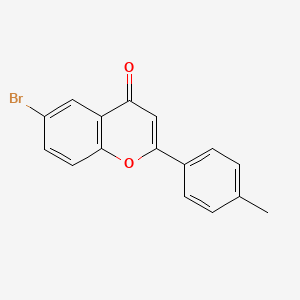 molecular formula C16H11BrO2 B3265910 6-Bromo-4'-methylflavone CAS No. 41255-32-7